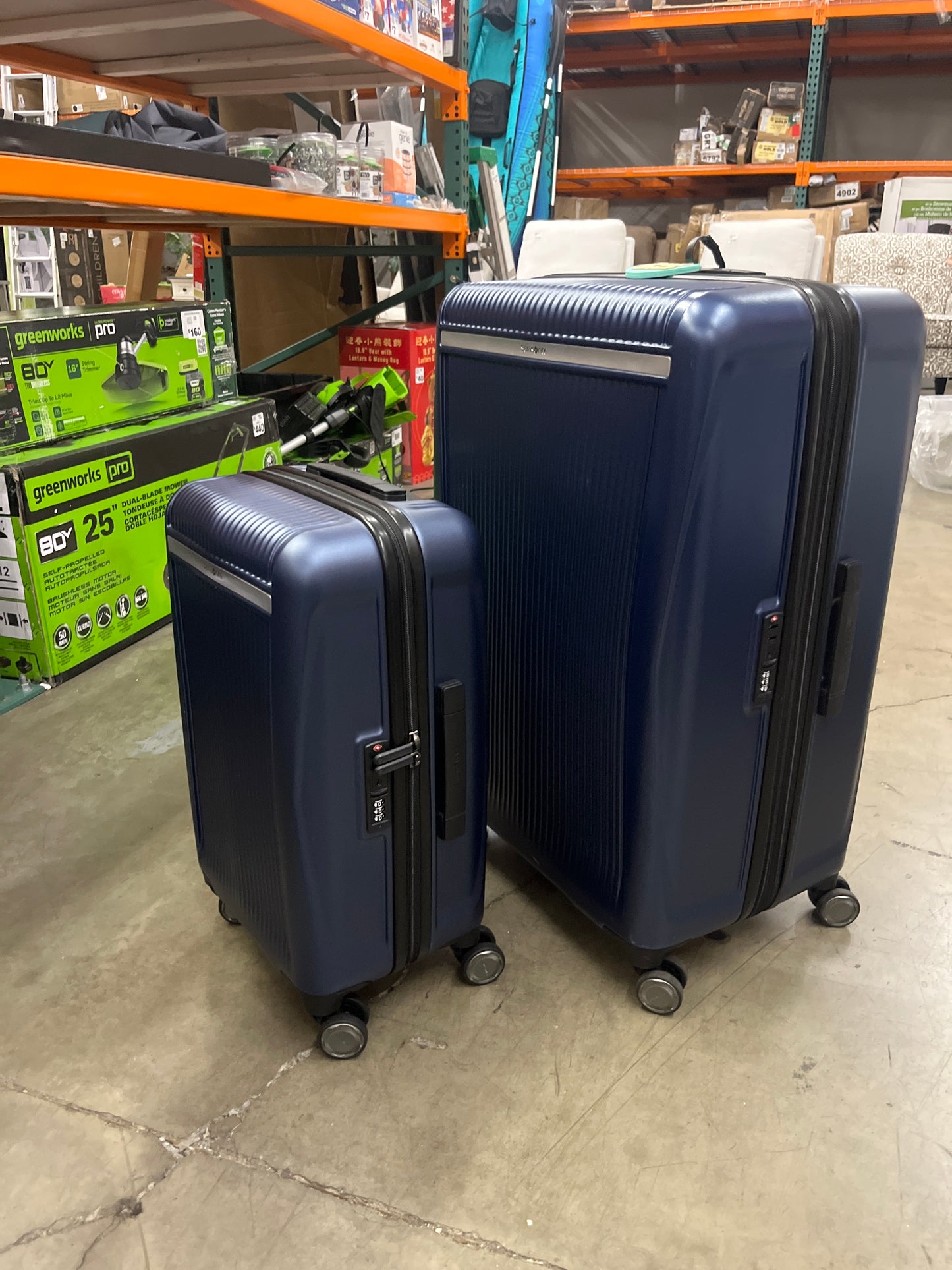 Samsonite Blackstone Blue 2-piece Hardside Expandable Spinner Luggage Set