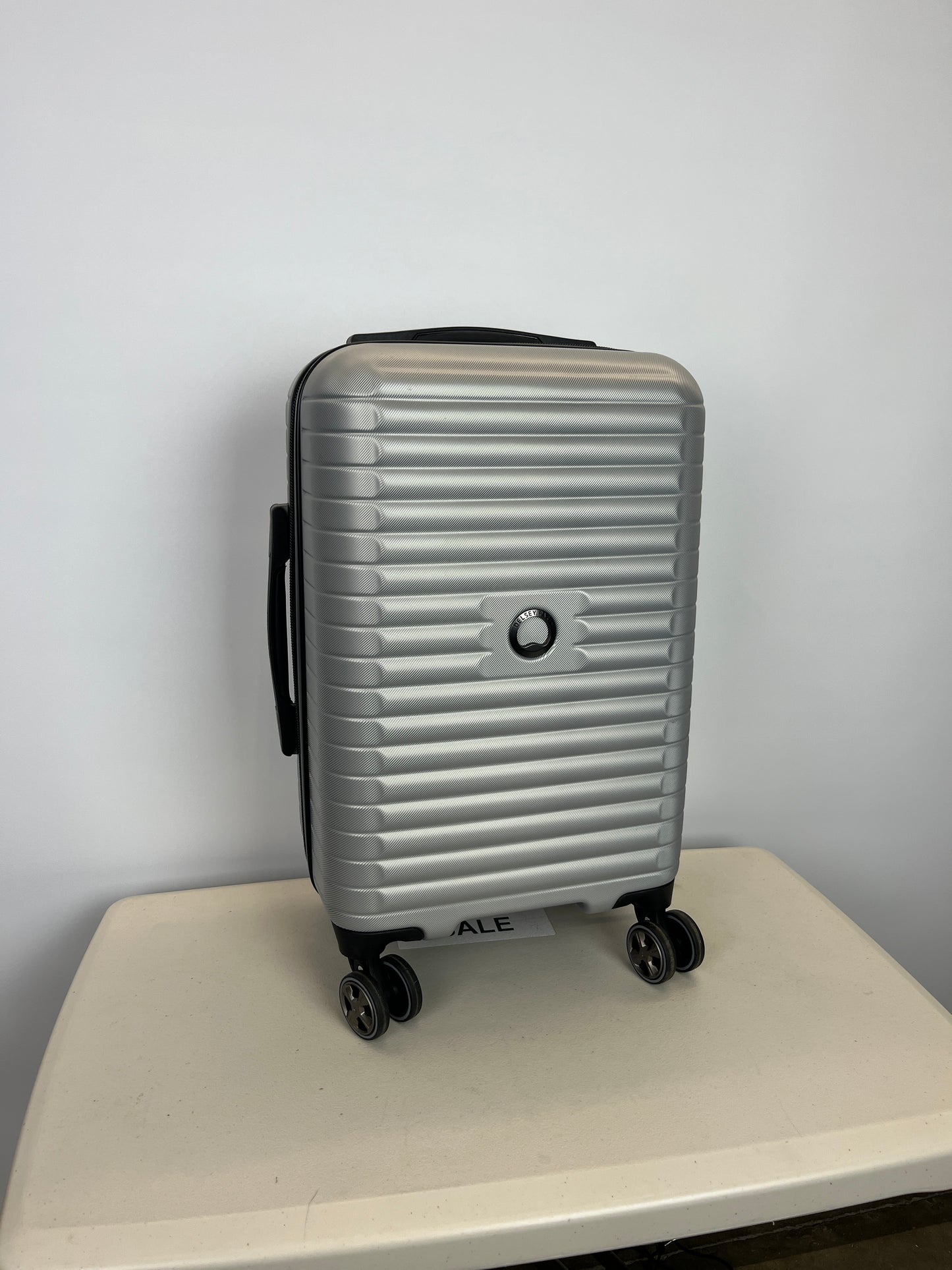 Costco - Delsey Silver Hardside Carry-On Spinner - Retail $79