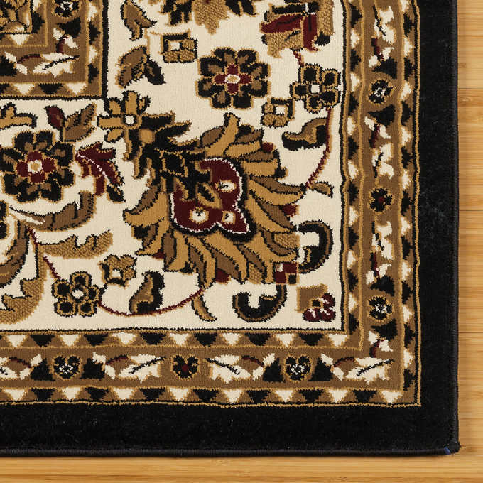 NEW - Costco - Thomasville Timeless Classic Rug Collection, Varick Black 7'10" 10' - Retail $309