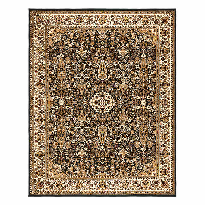 NEW - Costco - Thomasville Timeless Classic Rug Collection, Varick Black 7'10" 10' - Retail $309