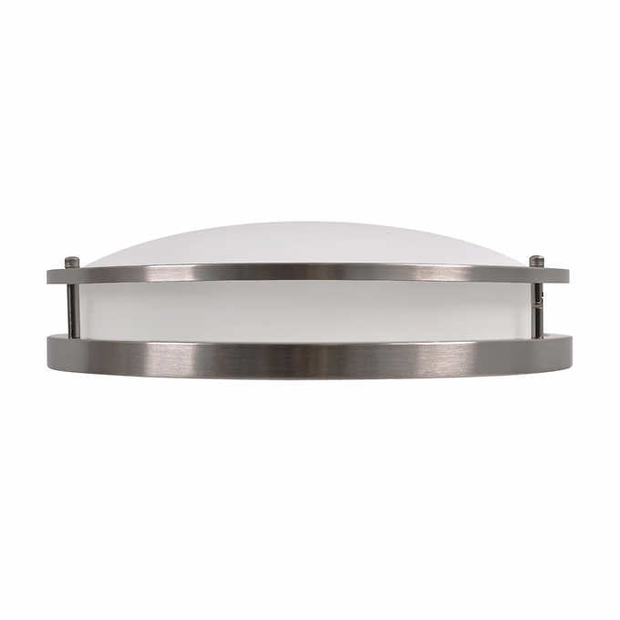 NEW - 14" LED Flush Mount Light Fixtures 2 Pack - Retail $49