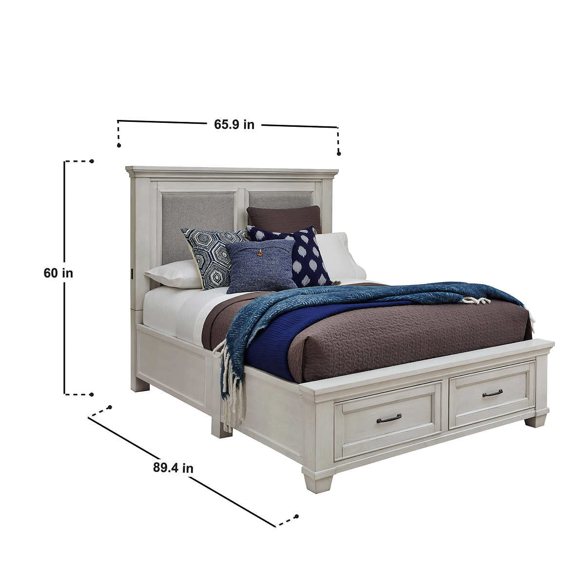 Like NEW - Costco - Pierce Storage Bed, Queen - Retail $949