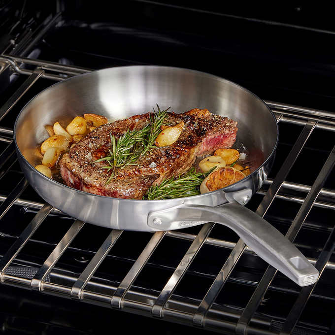 NEW - Costco - Calphalon Premier 12-Piece Stainless Steel Cookware Set - Retail $199