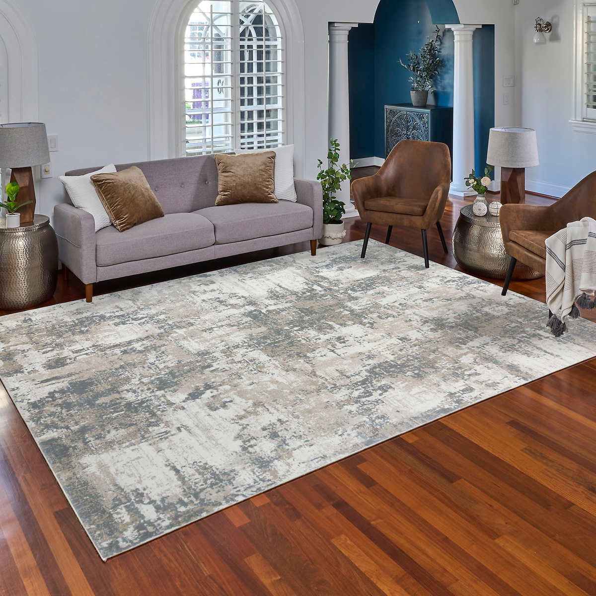 NEW - Costco - Thomasville Timeless Classic Rug Collection 7'10" x 10', Otello Gray - Retail $309