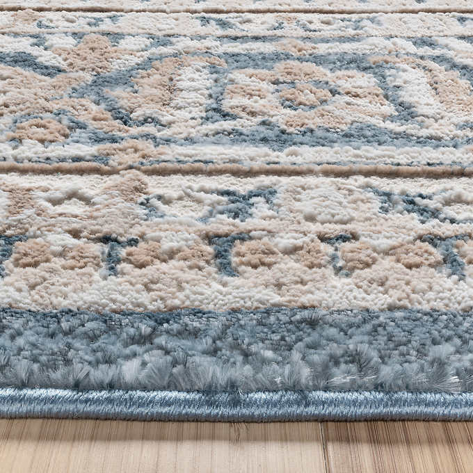Like NEW - Costco - Barmond Area Rug, Belo Blue 7' 10" x 10' - Retail $239