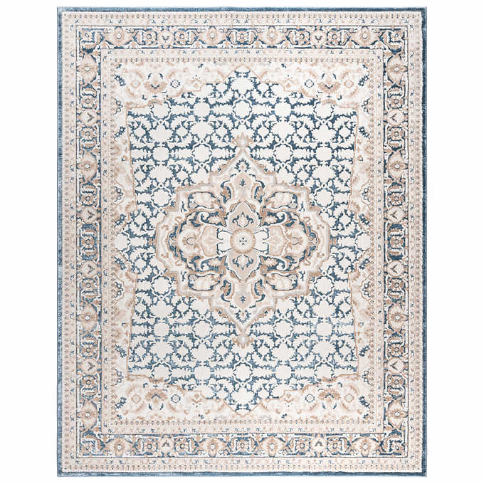 Like NEW - Costco - Barmond Area Rug, Belo Blue 7' 10" x 10' - Retail $239