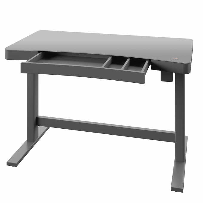 NEW with dmg - Costco - Tresanti GRAY 47" Adjustable Height Desk - Retail $349