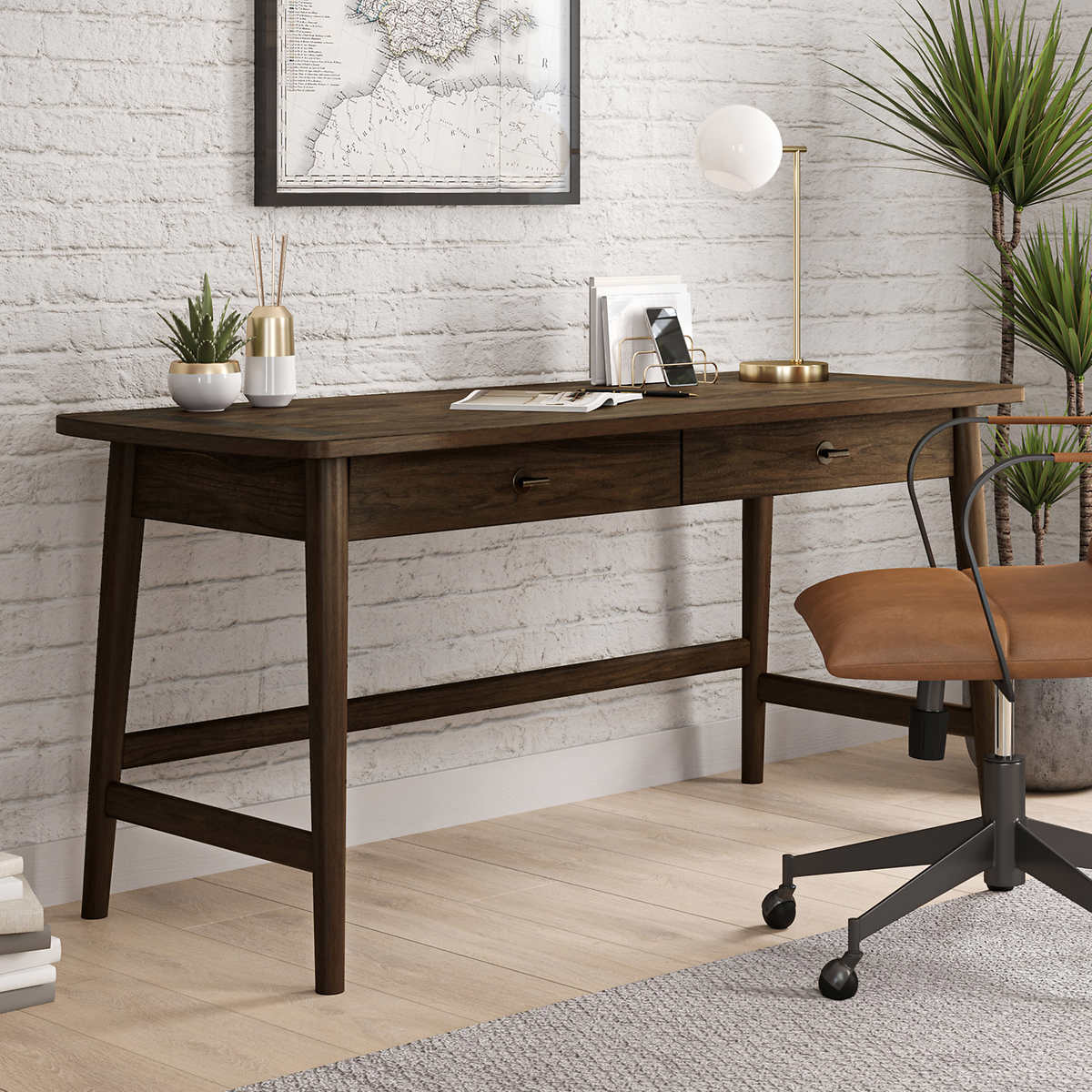 NEW In Box - Costco - Isabel 62” Writing Desk - Retail $599