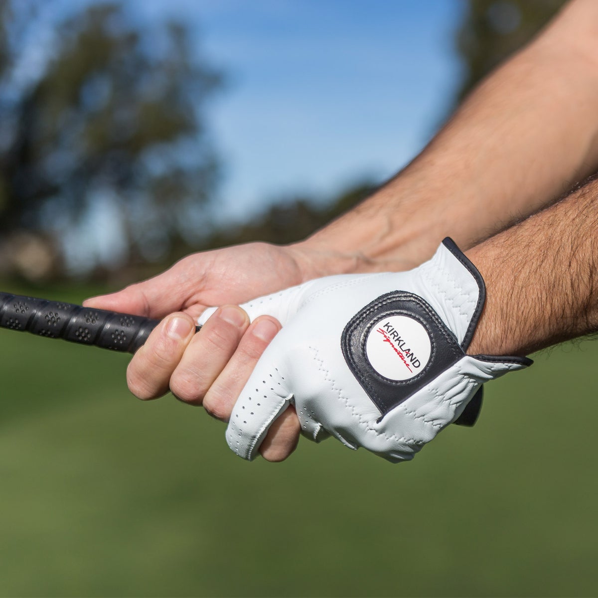 Kirkland Signature Leather Golf Glove, Right Handed, 4-pack
