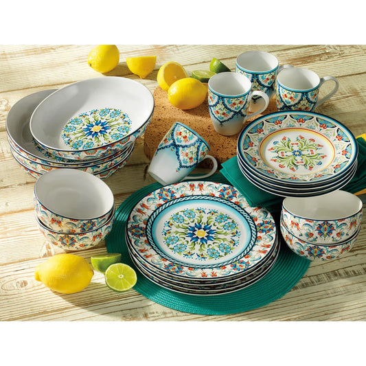 Tunisia 20-piece Porcelain Dinnerware Set- Retail $69