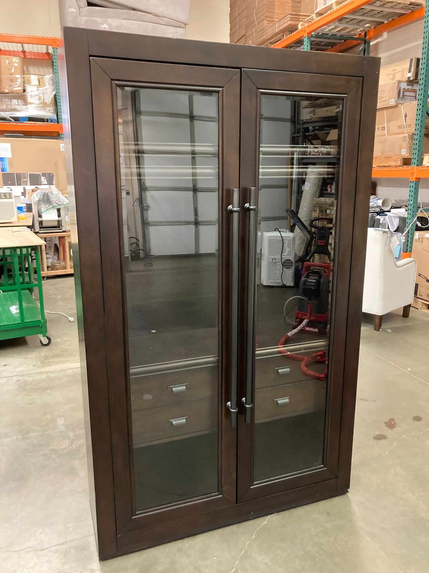 Costco - Glass Door Bookcase - Retail $399 Default Title