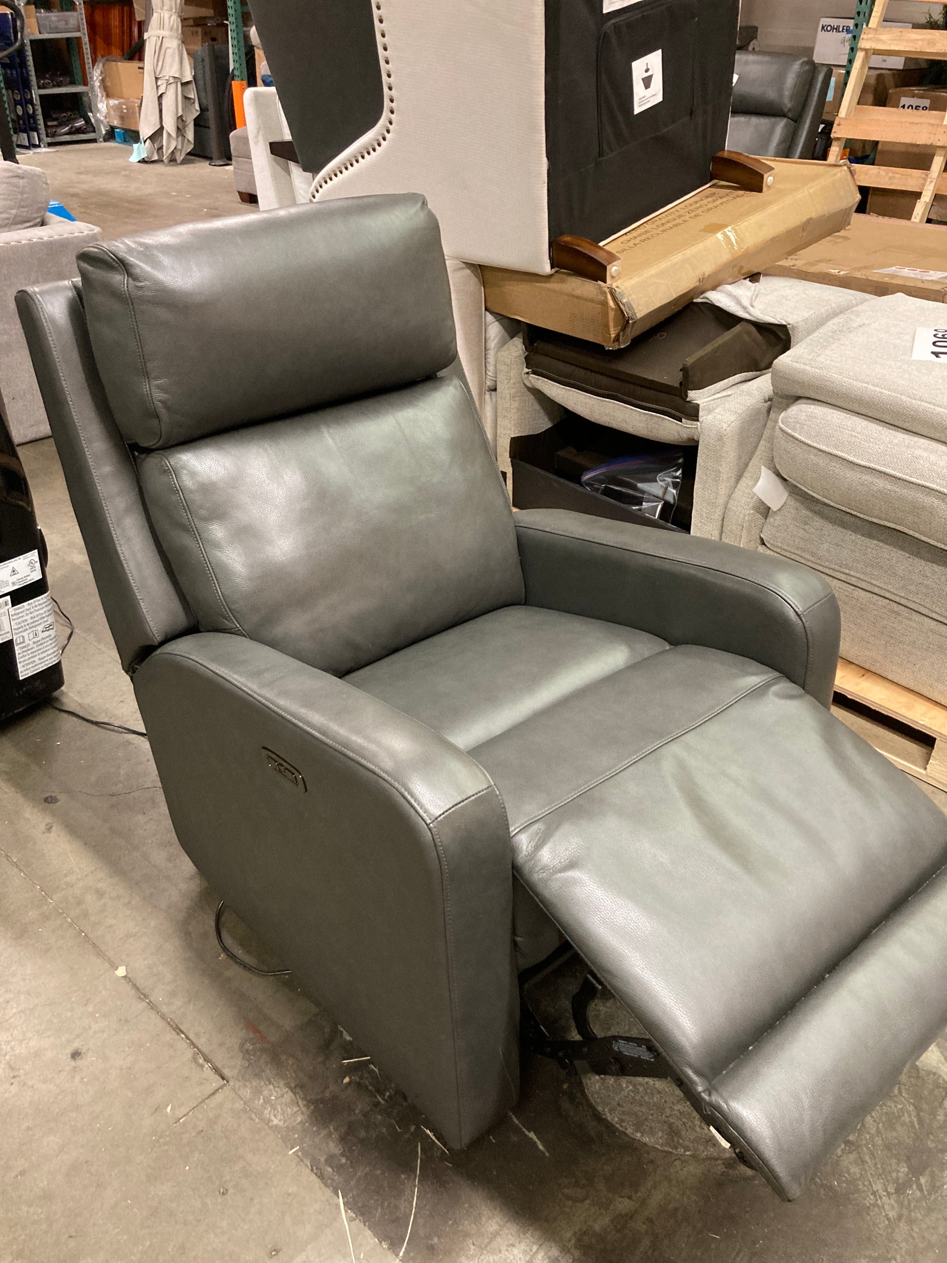 Costco - Arnie Leather Power Glider Recliner - retail $799 Default Title