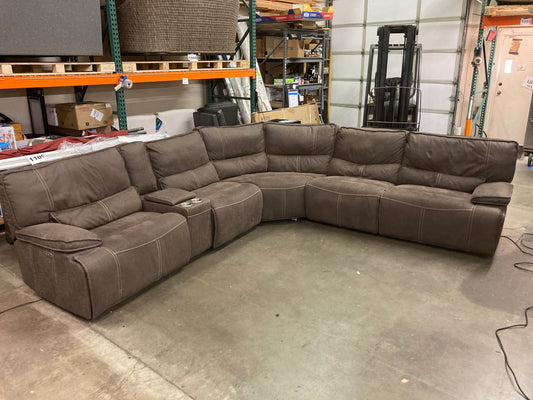 Costco - Bailey Fabric Power Reclining Sectional - Retail $1499 Default Title