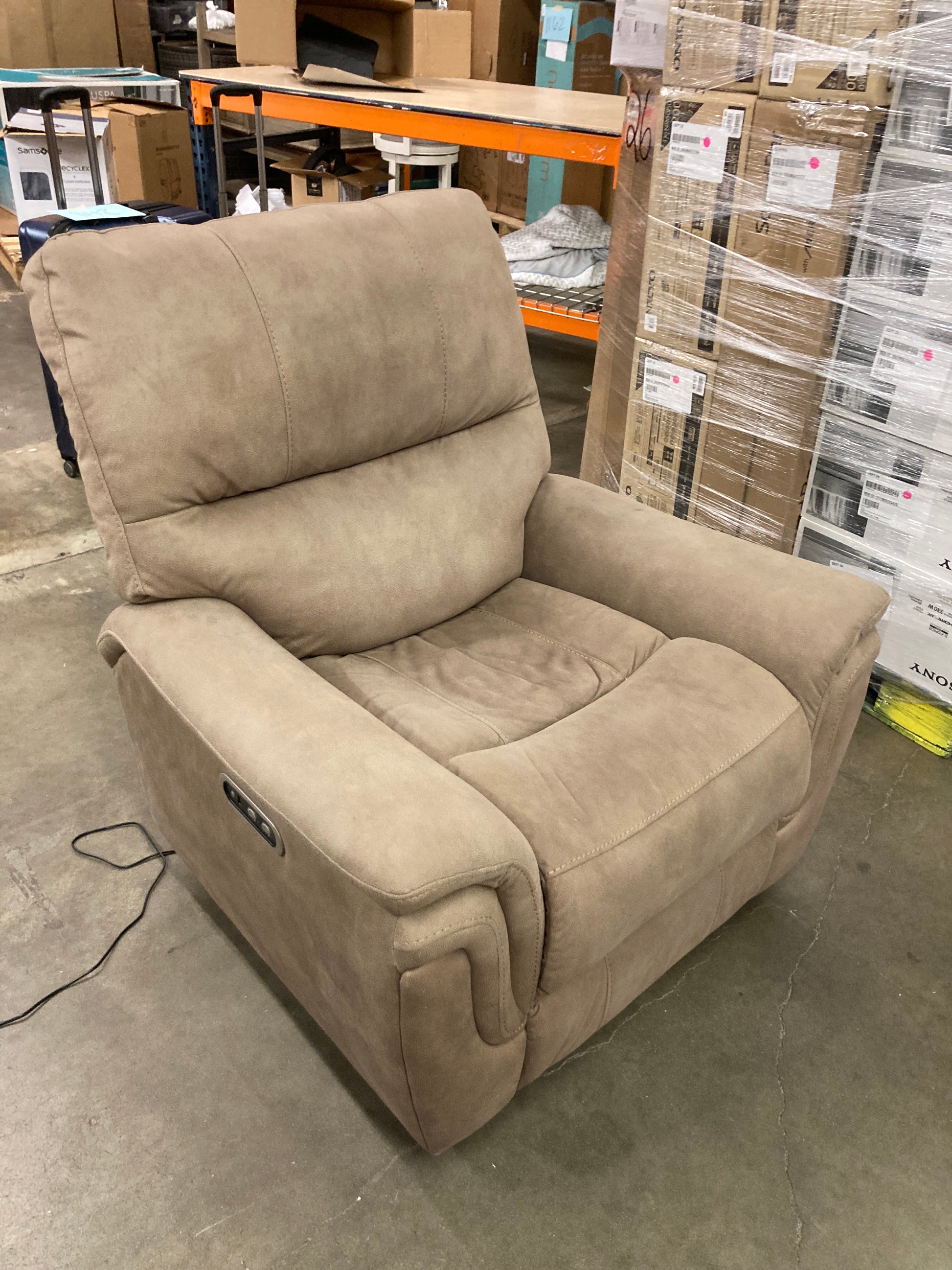 Costco - Barcalounger Fabric Power Glider Recliner with Power Headrest - Retail $399 Default Title