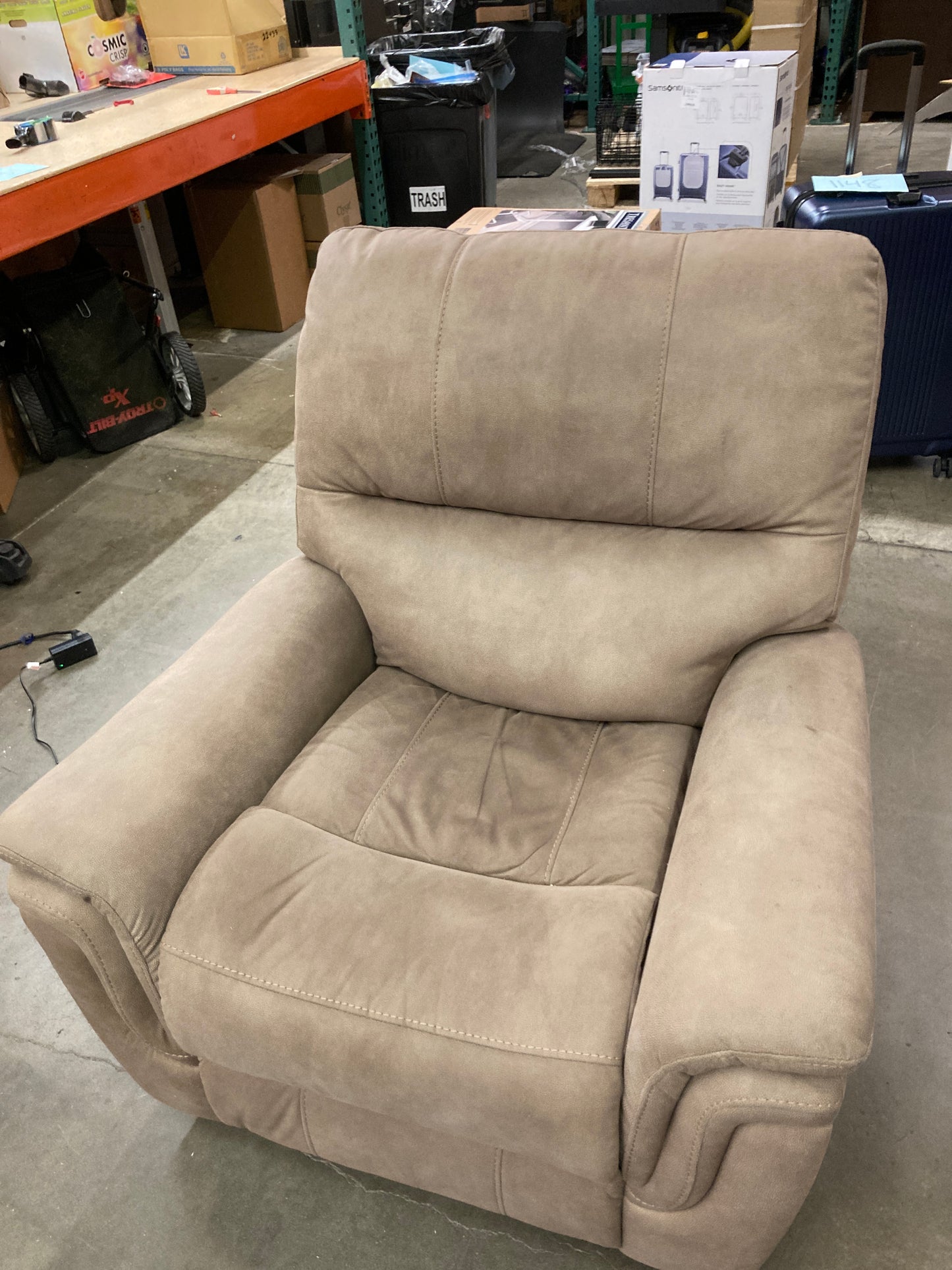 Costco - Barcalounger Fabric Power Glider Recliner with Power Headrest - Retail $399 Default Title