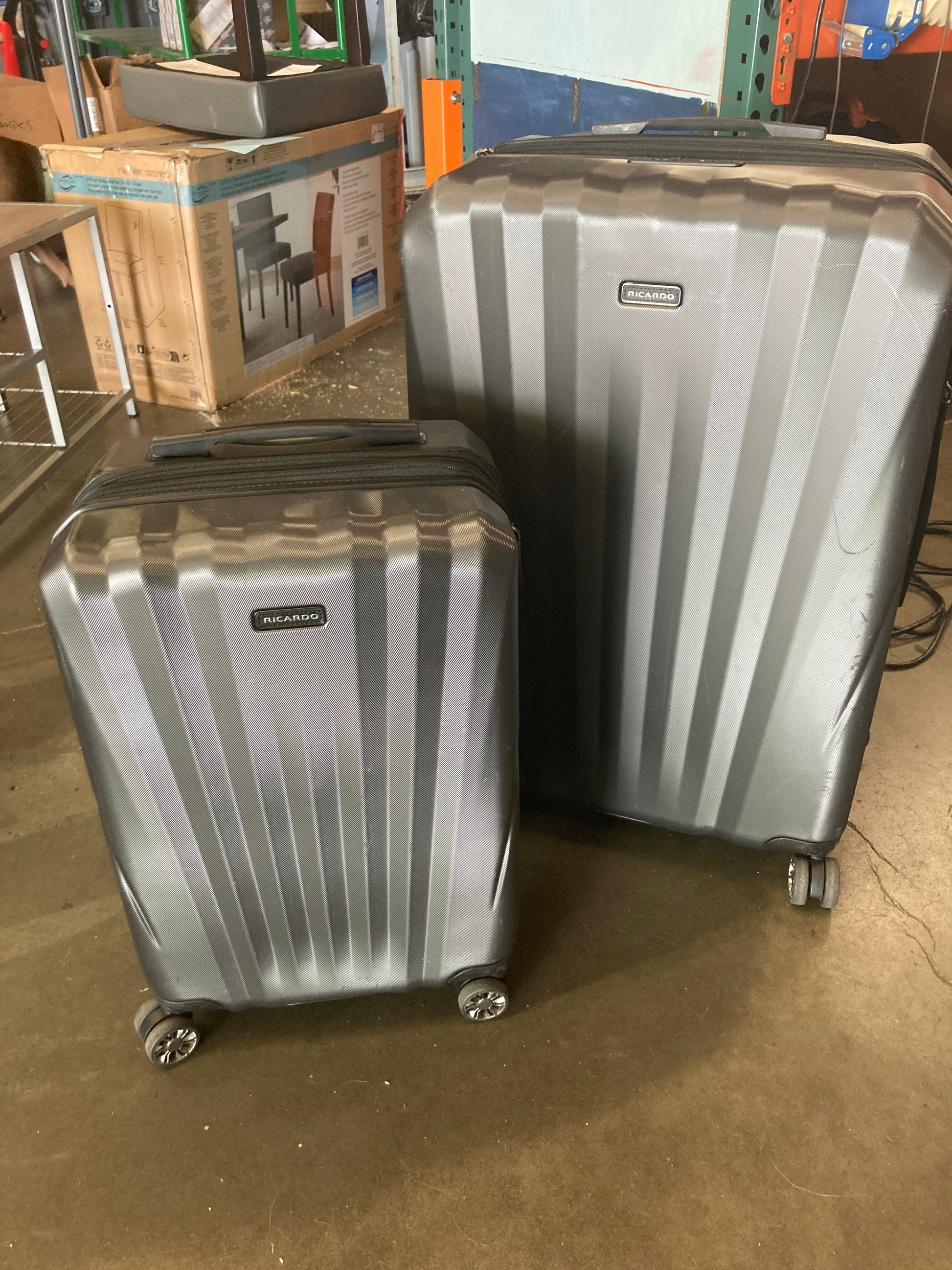 Costco - Ricardo Beverly Hills Windsor 2 Piece Luggage Set Graphite - Retail $179 Default Title