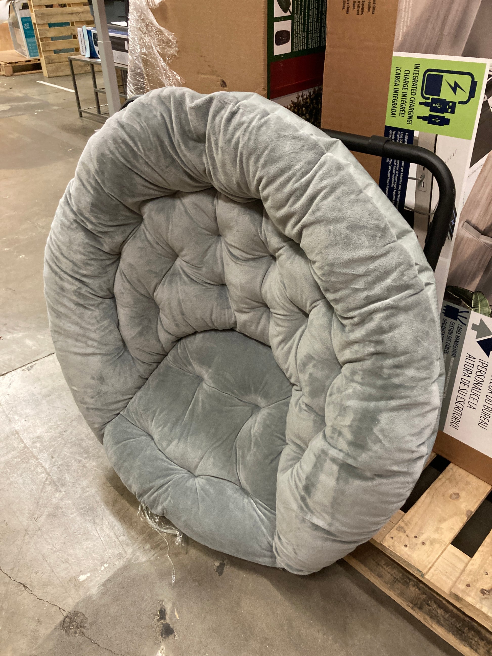 Costco - Idea Nuova Oversized Saucer Chair - Retail $39 Default Title