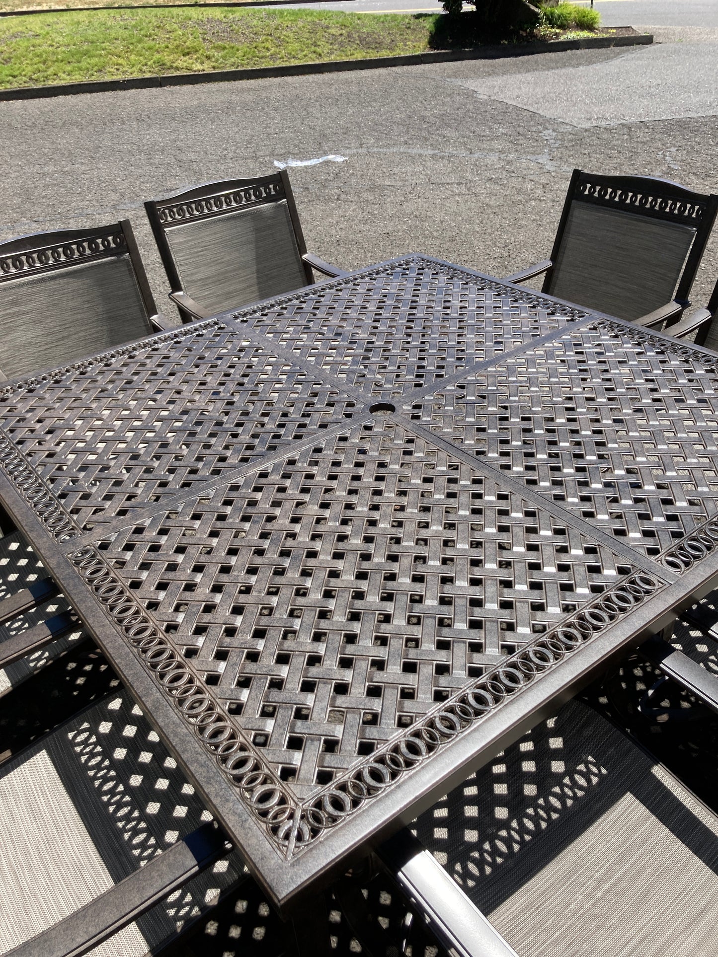 Costco - Agio Cullman 9-piece Sling Outdoor Patio Dining Set - Retail $2499 Default Title