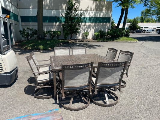 Costco - Agio Cullman 9-piece Sling Outdoor Patio Dining Set - Retail $2499 Default Title