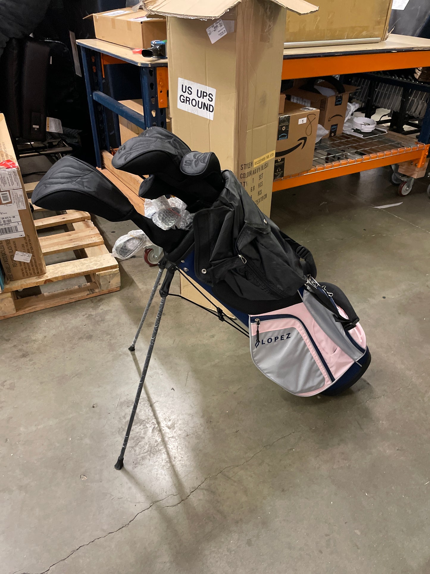 Costco - Nancy Lopez 11-piece Women's Golf Club Set with Stand Bag - Retail $449 Default Title