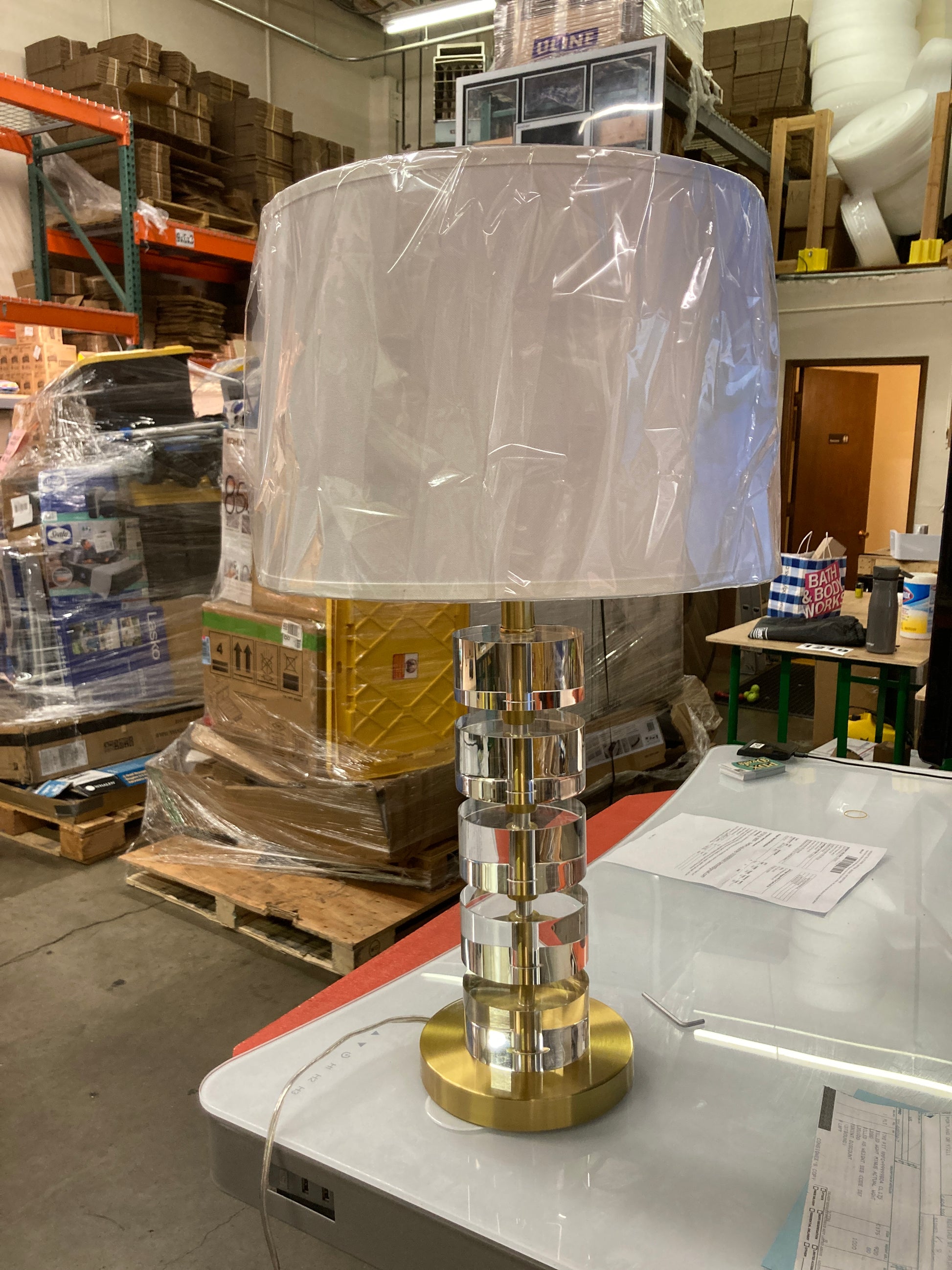 Costco - Bremerton Stacked Table Lamp, 2-pack - Retail $179 Default Title