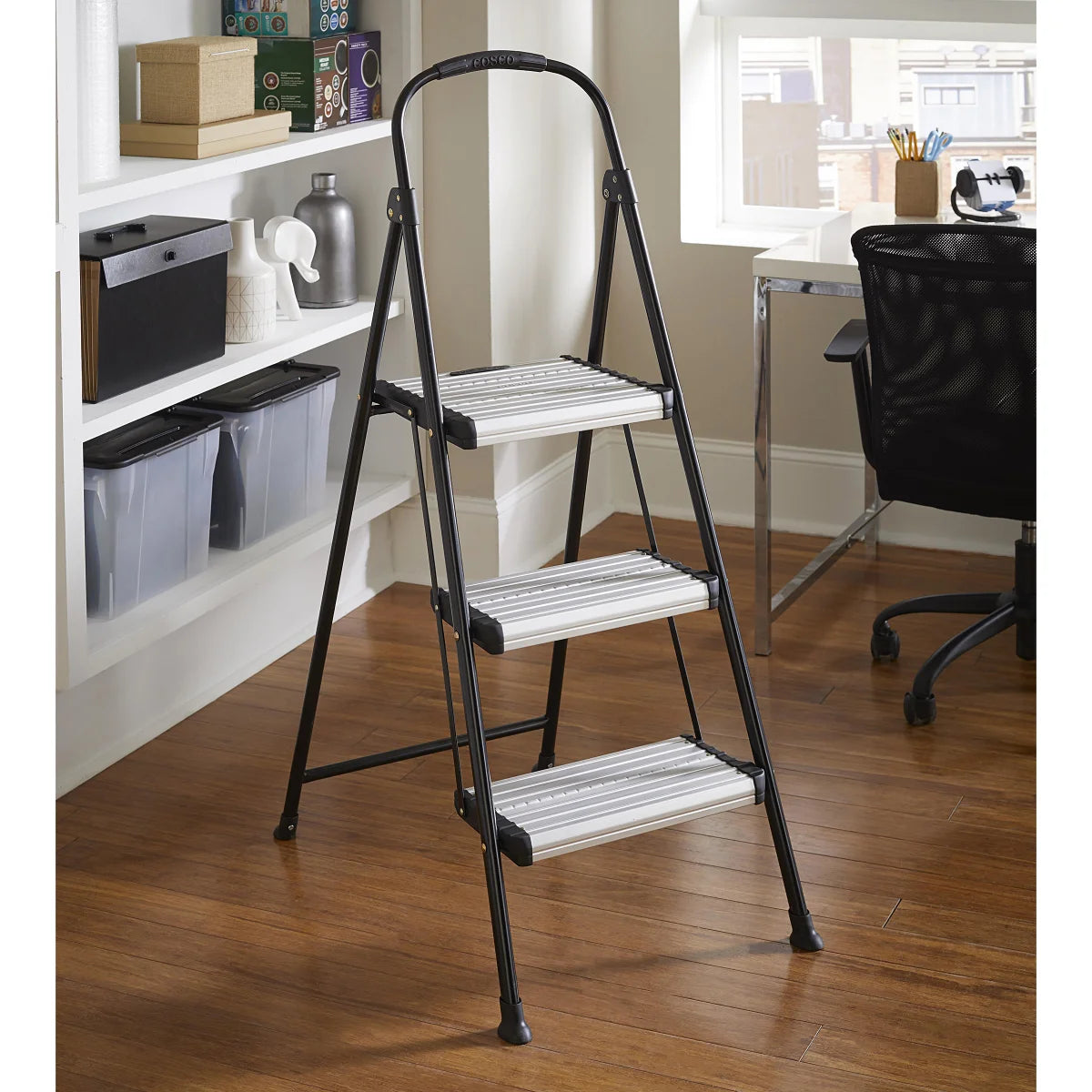 COSCO 3 Wide Step Folding Step Stool - Retail $49