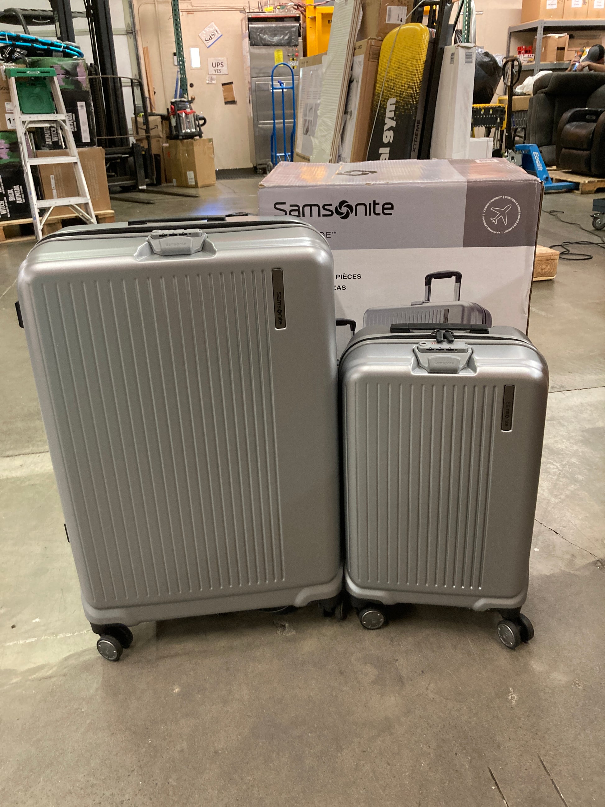 Costco - Samsonite Amplitude Hardside 2 Piece Luggage Set - Retail $209 Default Title