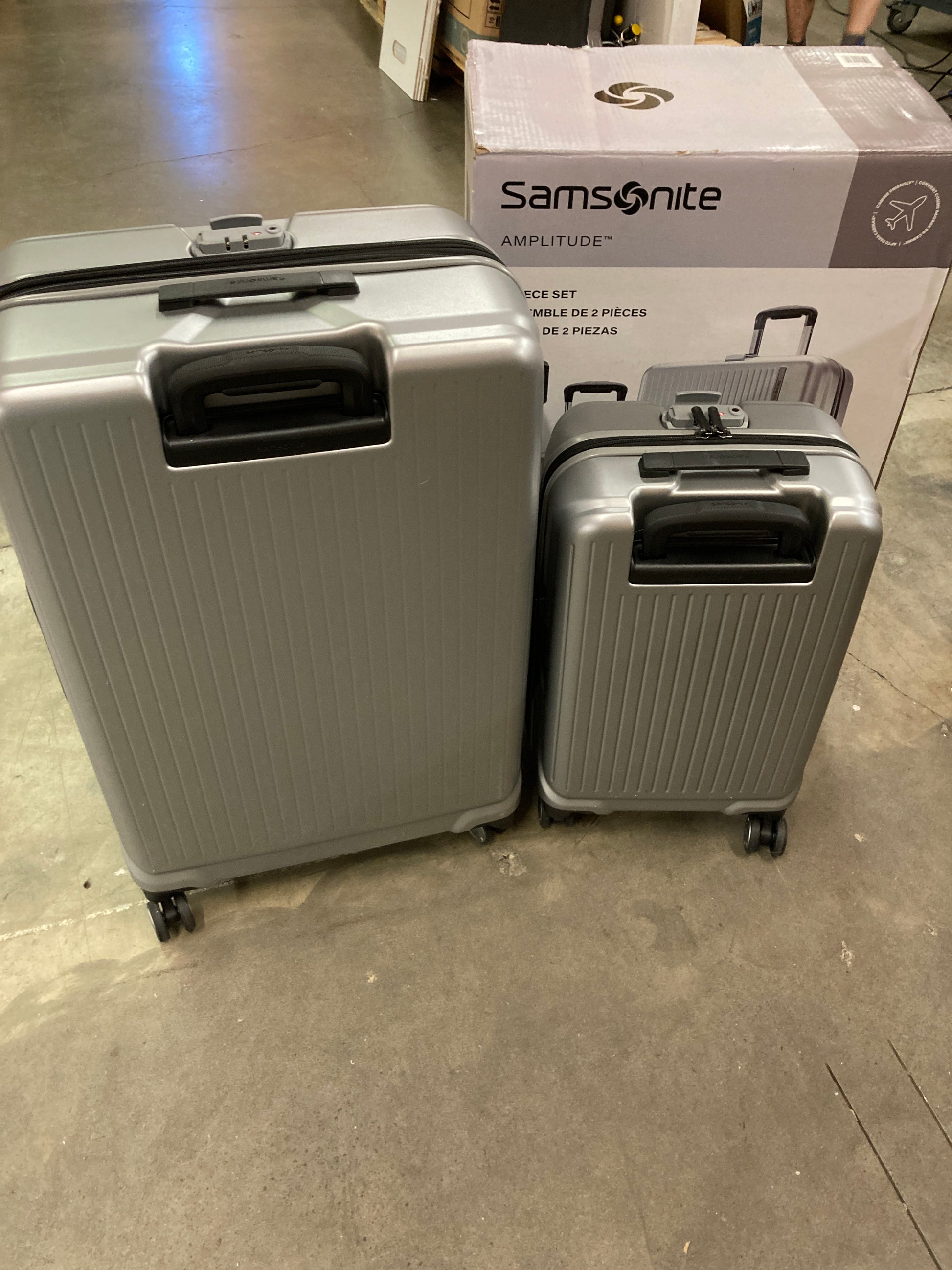 Costco - Samsonite Amplitude Hardside 2 Piece Luggage Set - Retail $209 Default Title