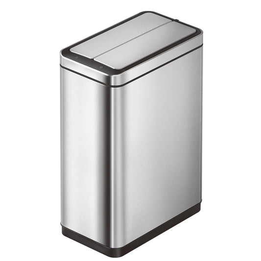 Deluxe Phantom 45 Liter Stainless Steel Dual Wing Motion Sensor Trash Can- Retail $99