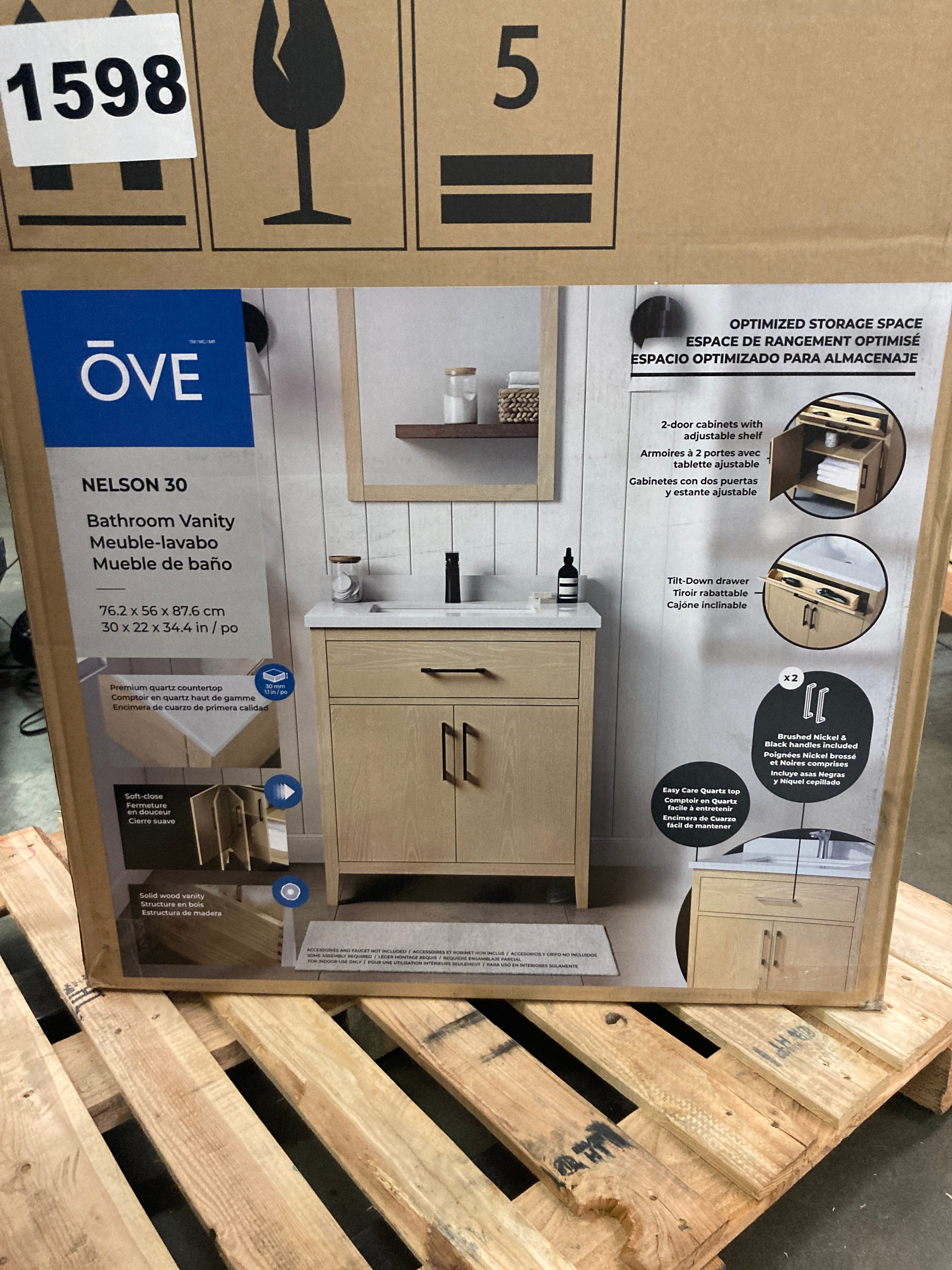 Elevate Your Bathroom with Ove Decors Nelson Vanity: A Comprehensive Guide