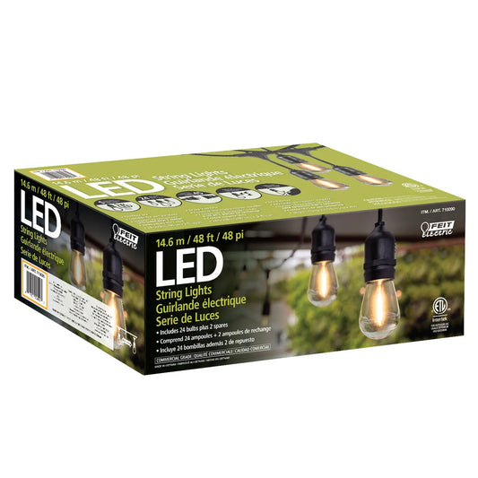 Feit LED String Lights 14.63 m (48 ft.) - Retail $59