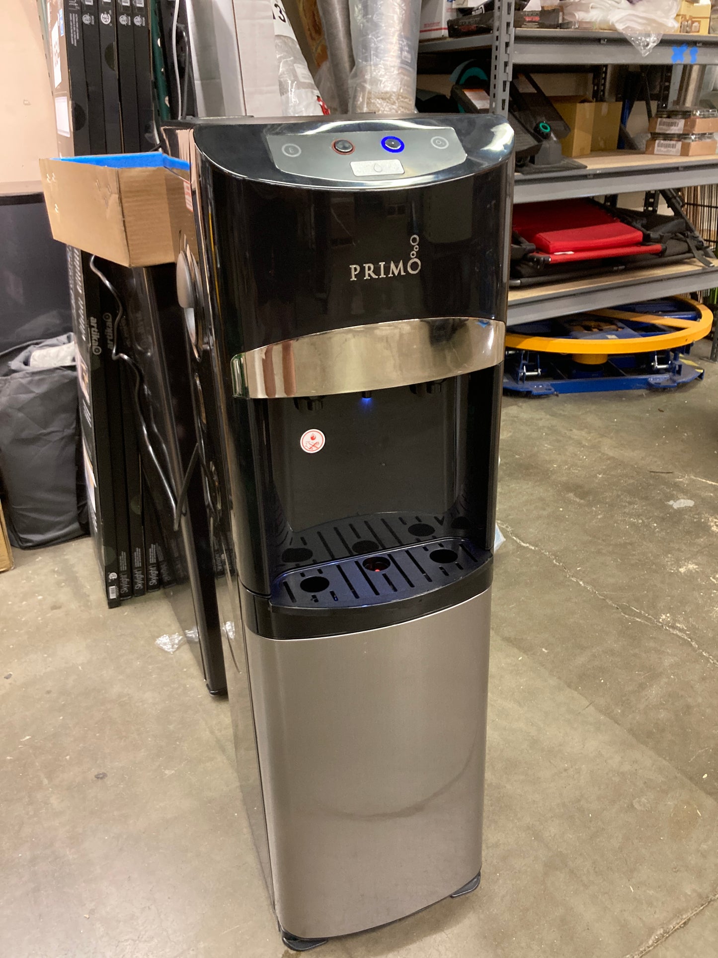 Like NEW - Costco - Primo Electronic Control Black & Stainless Steel Bottom Load Water Cooler - Retail $239