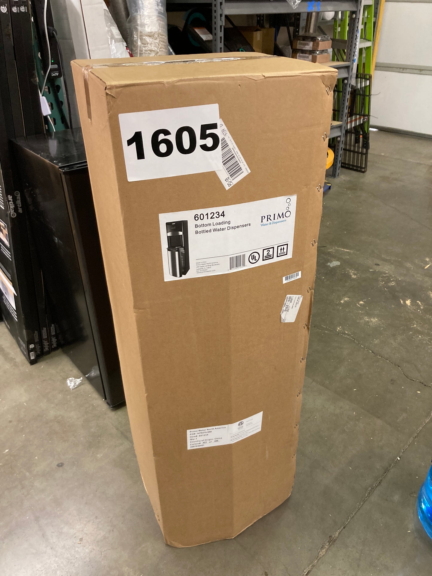 Like NEW - Costco - Primo Electronic Control Black & Stainless Steel Bottom Load Water Cooler - Retail $239