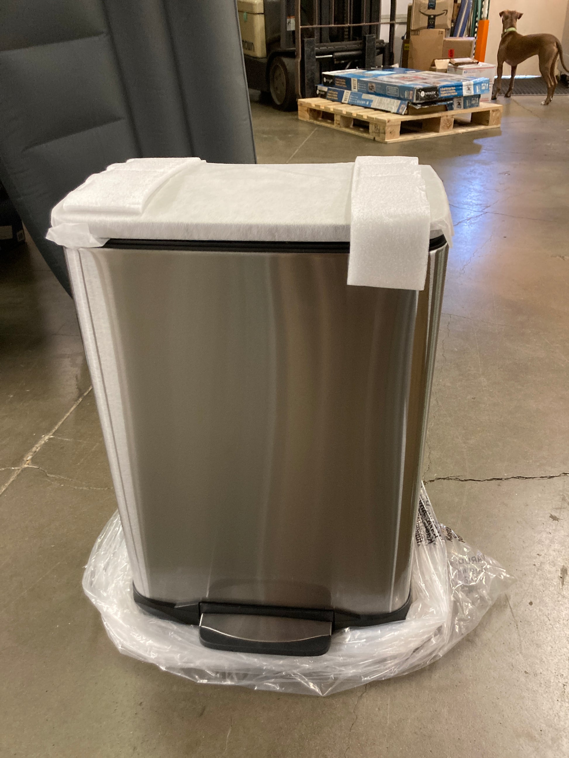 Costco - Neocube 50 Liter Dual Compartment 28 Liter and 18 Liter Stainless Steel Recycle and Trash Bin - Retail $99 Default Title