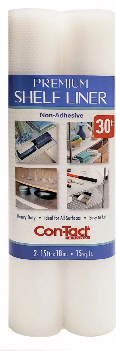 Con-Tact Brand 2-Pack Premium Shelf and Drawer Liner - Retail $25