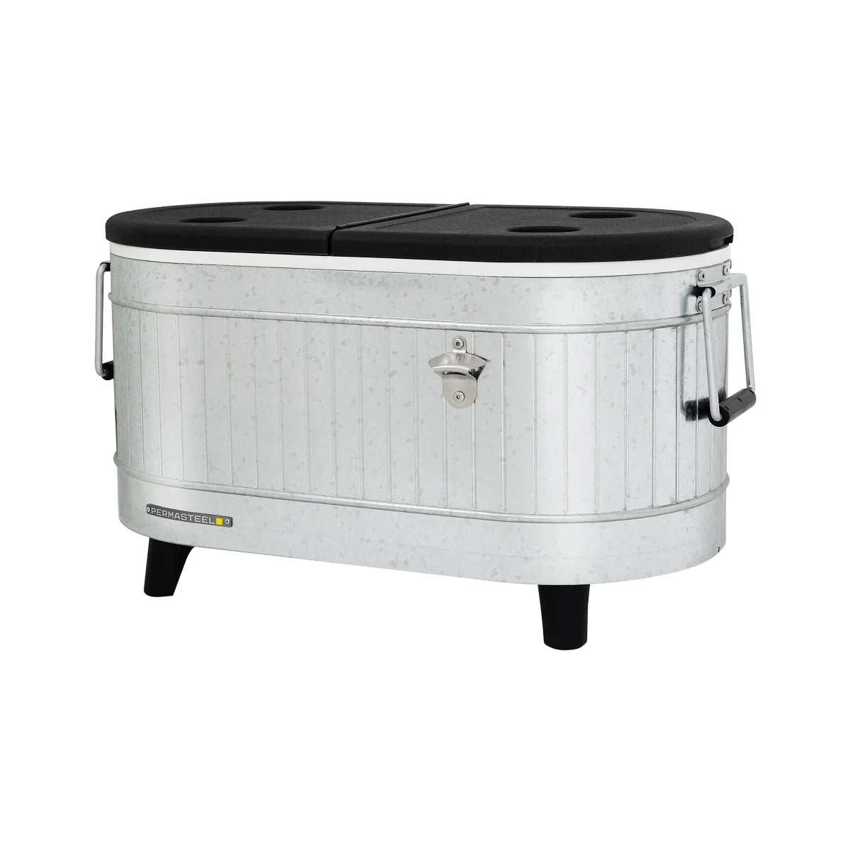 Permasteel 80 Quart Portable Cooler in Galvanized Steel - Retail $79