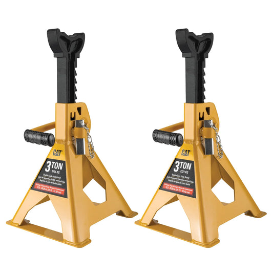 CAT 3 Ton Jack Stand with Safety Lock - 2-pack - Retail $49