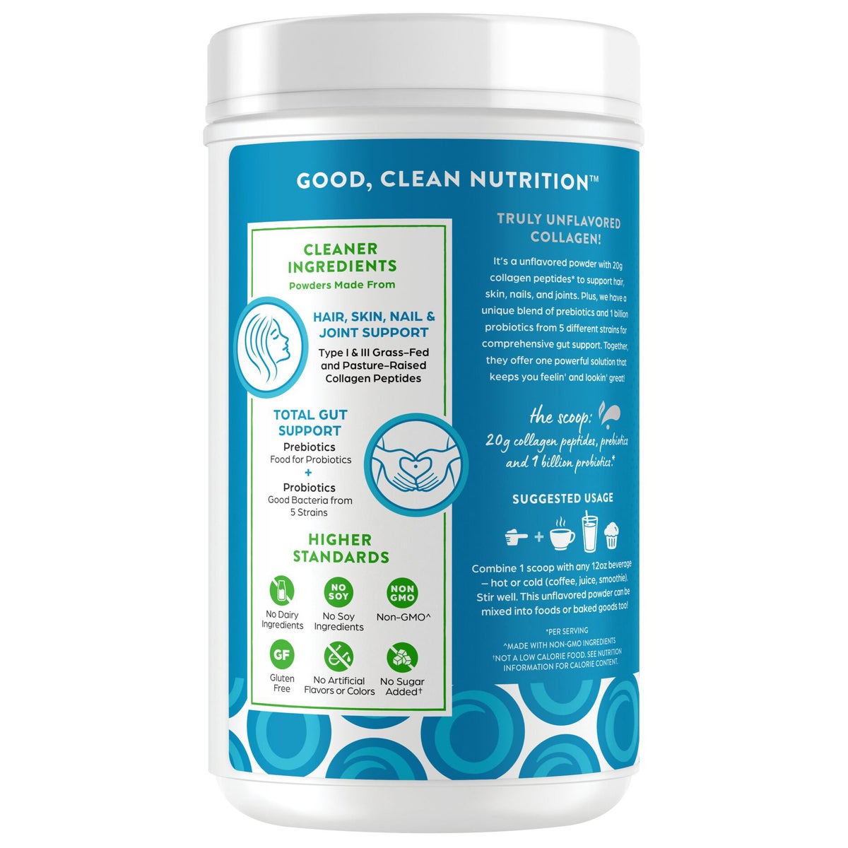 Orgain Collagen Peptides + Probiotics, Unflavored, 1.6 lbs - Retail $35