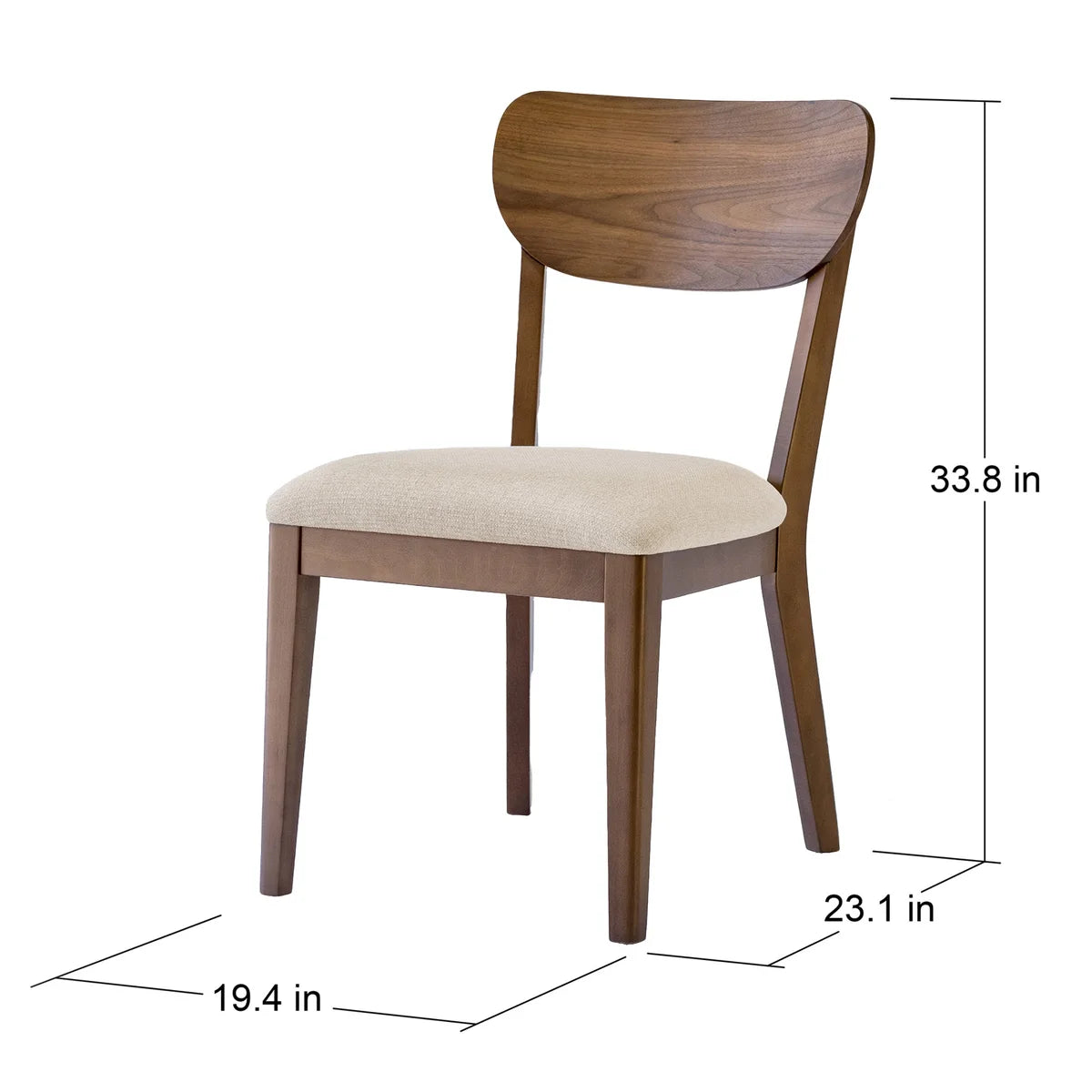 Point Reyes Dining Chair, 2-pack- Retail $269