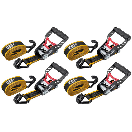 CAT Ratchet Tie Down Set, 4-piece - Retail $29