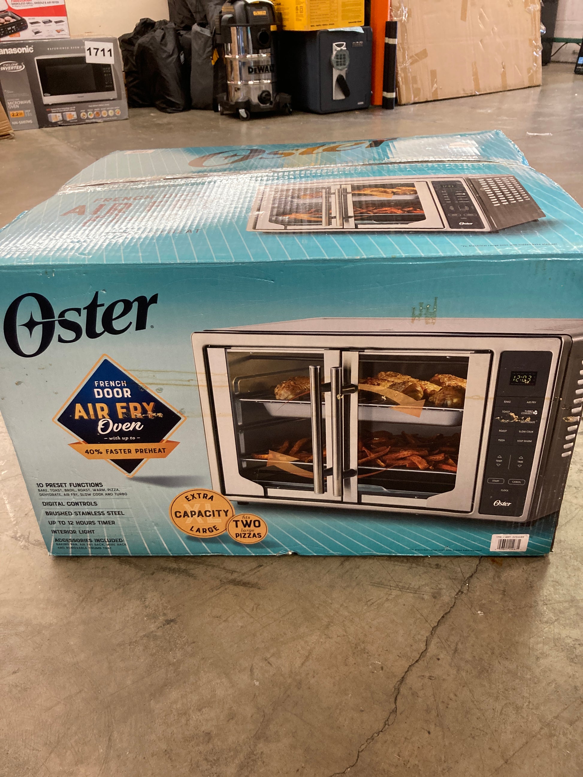 Costco - Oster Digital French Door Air Fry Countertop Oven - Retail $199 Default Title