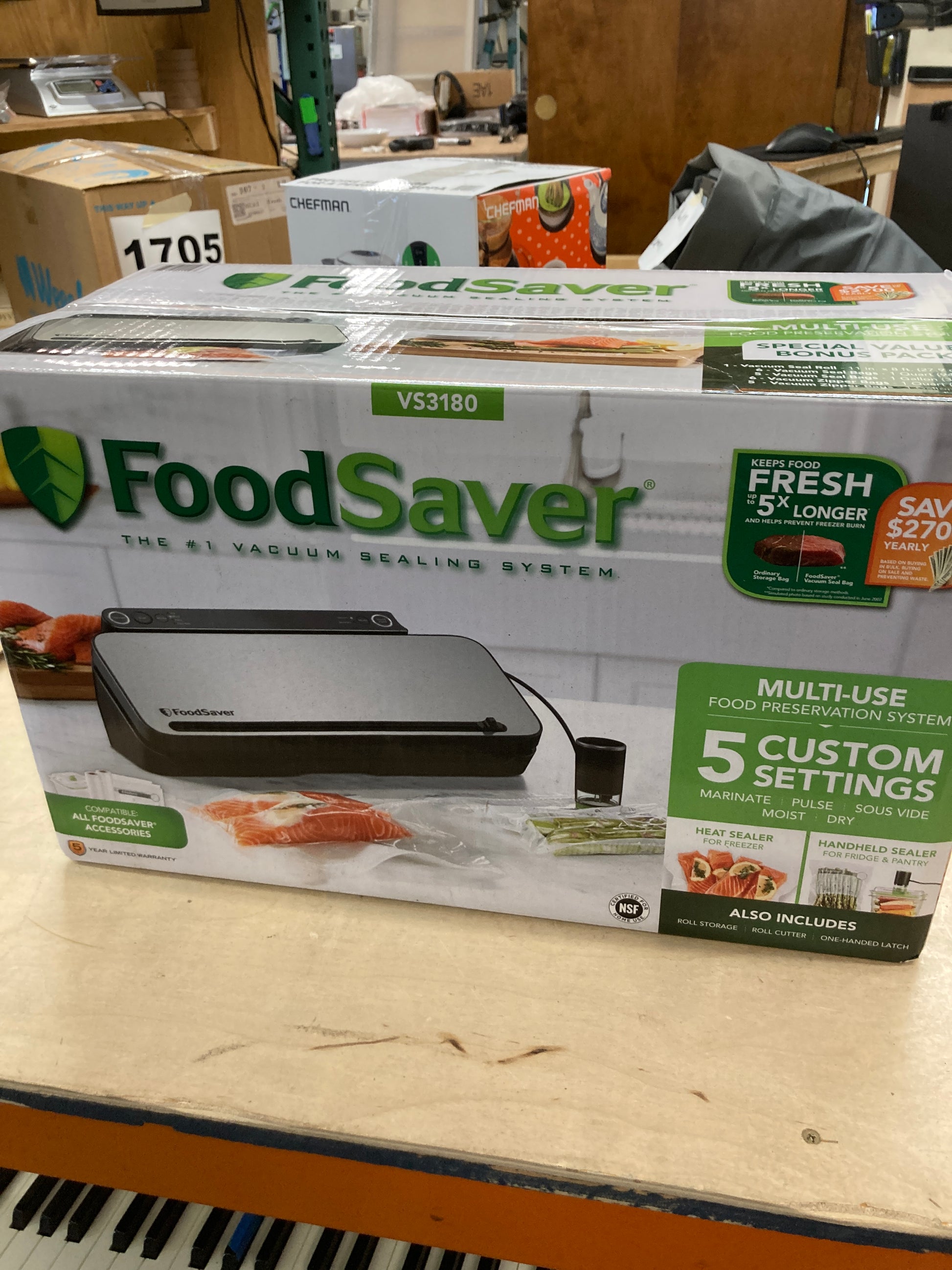 FoodSaver Multi-Use Vacuum Sealing and Food Preservation System - Retail $149 Default Title