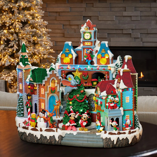 Disney Animated Holiday Village with lights and music - Retail $180