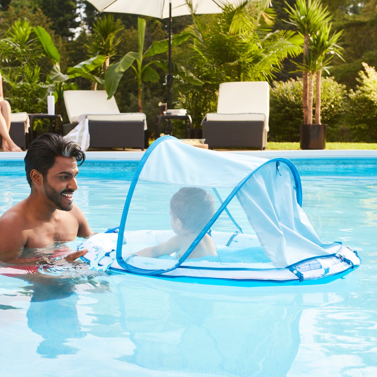 Elite Baby Spring Float with Sun Canopy
