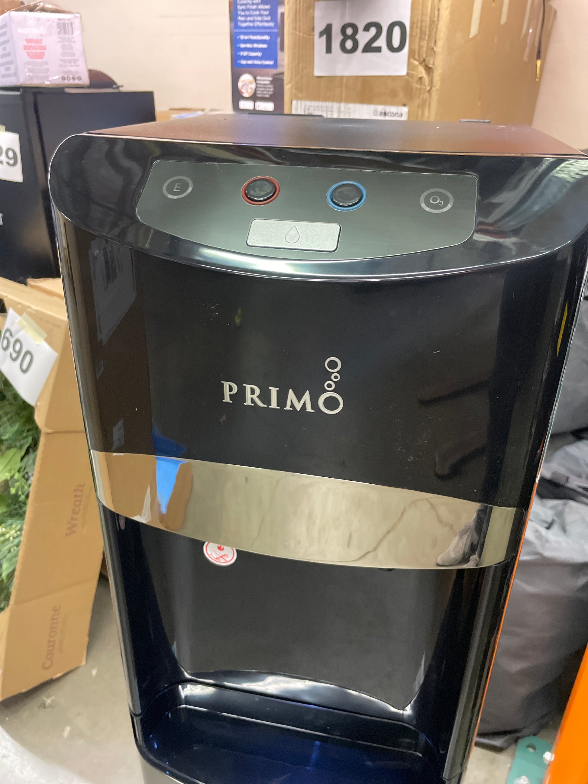 Primo Electronic Control Black & Stainless Steel Bottom Load Water Cooler - Retail $239 Default Title