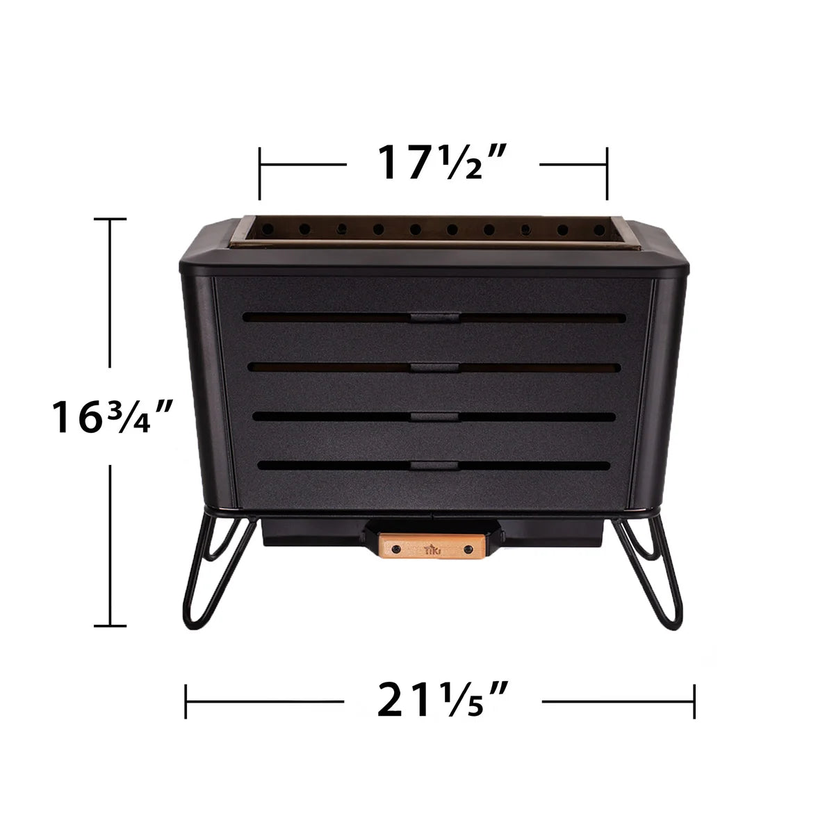 TIKI Brand 21.5" Retreat Smokeless Fire Pit - Retail $99