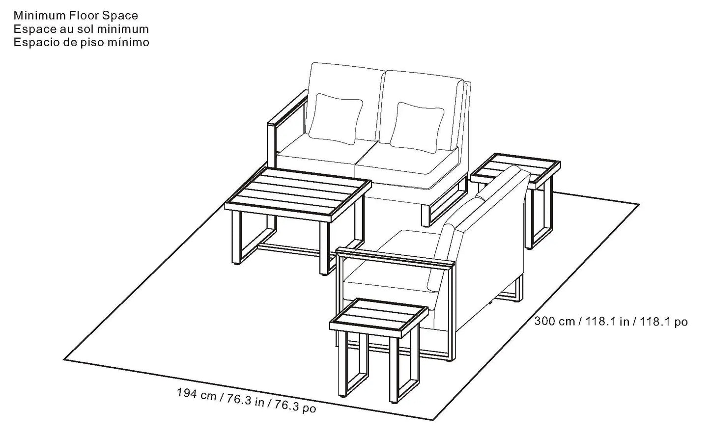 Costco - Maricopa 5-piece Outdoor Woven Sectional Set - Retail $1599