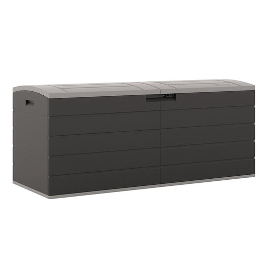 NEW - Suncast 120 Gallon Split Lid Extra Large Deck Box - Retail $160