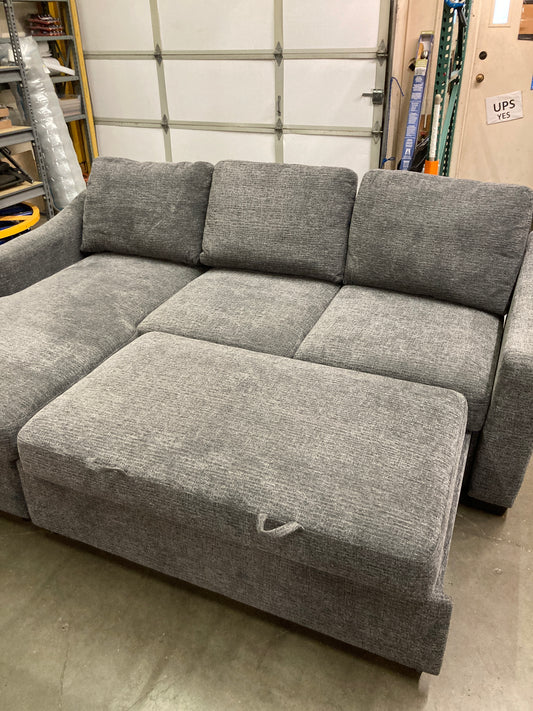 Costco - Coddle Aria Fabric Sleeper Sectional - Retail $1249 Default Title