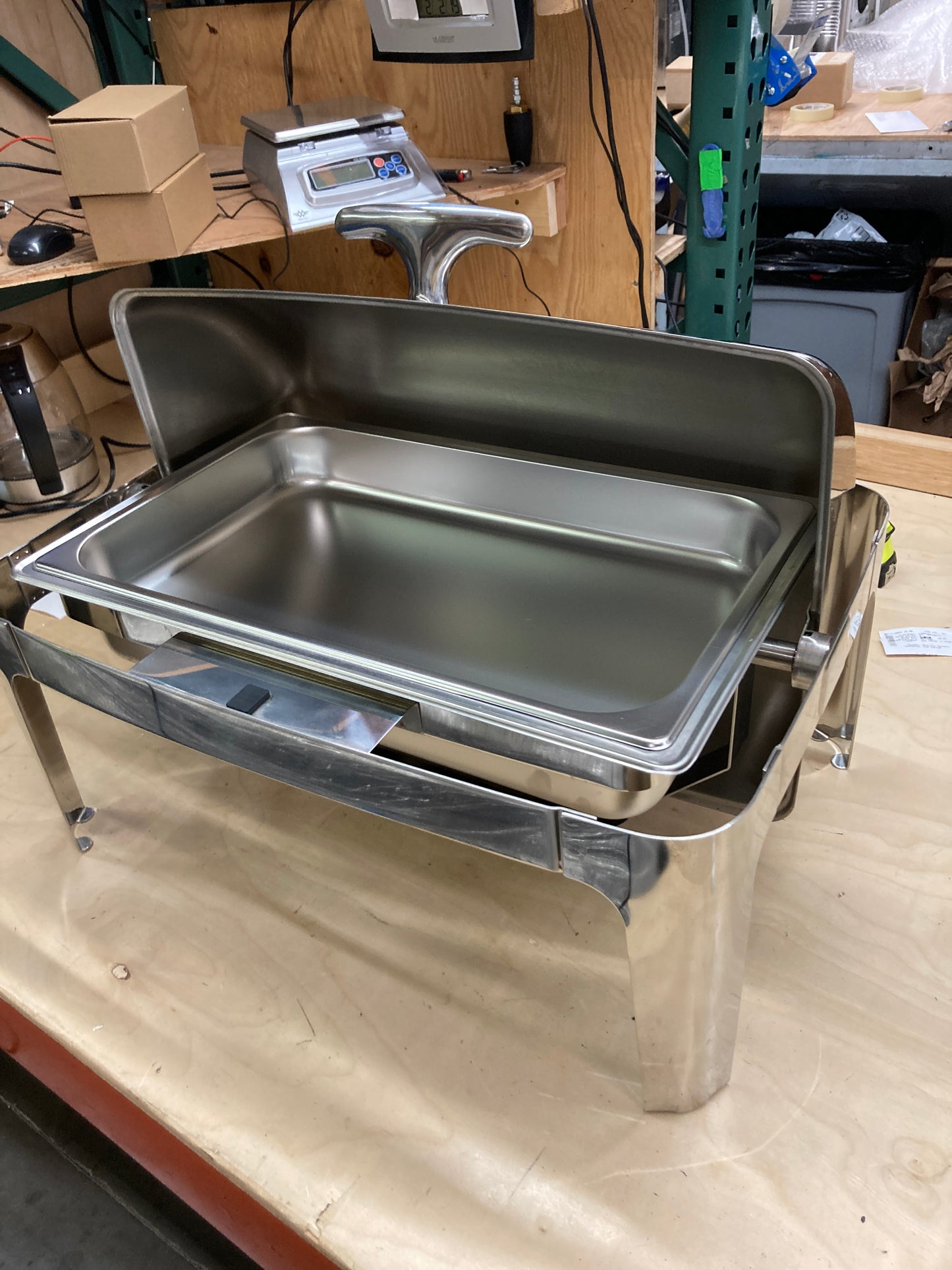 Costco - Winco Madison 8 Quart Full-Size Roll Top Chafer - Retail $109 Default Title